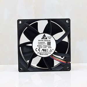 Original FFB0812XH 8025 DC12V 2.0A 4-wire4pin PWM temperature control server chassis cooling fan