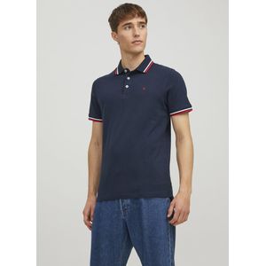 JACK & JONES - Polo - Blauw - Katoen
