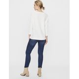 Vero Moda - VMNORA - Blouse - Blauw - Mix van Wol - Normale Fit