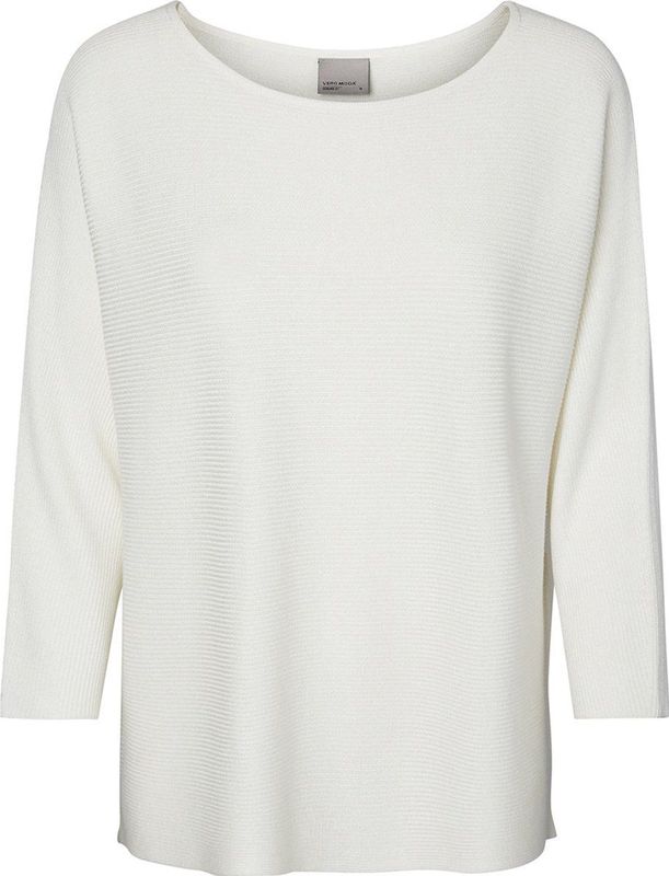 Vero Moda - VMNORA - Blouse - Blauw - Mix van Wol - Normale Fit