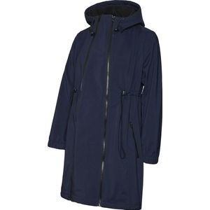 MAMALICIOUS loose fit zwanerschaps- en draagjas MLSHELLA donkerblauw