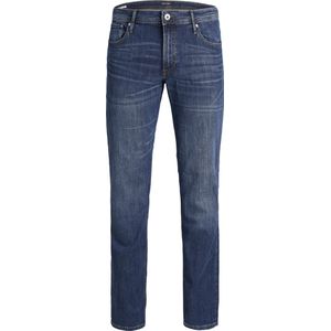 Jack & Jones - Tim Original - Jeans - Blauw - 70% Katoen, 28% Polyester, 2% Elastane