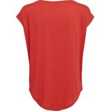 Only Play - Sporttop - Rood - Zacht Materiaal - Losse Pasvorm