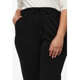 Only Carmakoma - Broek - Zwart - Stretchy Stof - Trekkoord