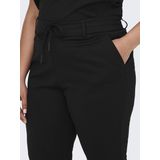 Only Carmakoma - Broek - Zwart - Stretchy Stof - Trekkoord