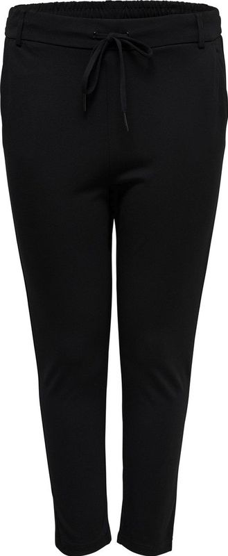 Only Carmakoma - Broek - Zwart - Stretchy Stof - Trekkoord