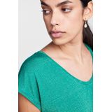 Pieces - PC BILLO - T-shirt - Pepper Green - Glinsterstrepen