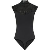 Pieces - Aansluitende Kanten Body - Zwart - 92% Nylon, 8% Elastane