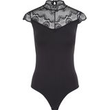 Pieces - Aansluitende Kanten Body - Zwart - 92% Nylon, 8% Elastane