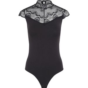 Pieces - Aansluitende Kanten Body - Zwart - 92% Nylon, 8% Elastane