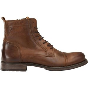 Jack & Jones Russel Leather Cognac 19 Boots Bruin EU 43 Man
