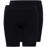 Biker Shorts - Zwart - Katoen - Slim Fit