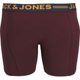 Jack and Jones - JACLICHFIELD - Boxershorts - Blauw Grijs Rood - Katoen Elastaan - Multipack van 3