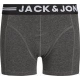 Jack and Jones - JACLICHFIELD - Boxershorts - Blauw Grijs Rood - Katoen Elastaan - Multipack van 3