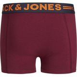 Jack and Jones - JACLICHFIELD - Boxershorts - Blauw Grijs Rood - Katoen Elastaan - Multipack van 3