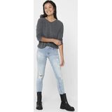 COMFORT - Effen Trui - Mouwlengte 3/4 - 65% Polyester - 30% Viscose - 5% Elastaan