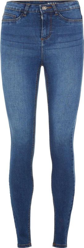 Noisy May Callie High Waist Skinny Vi021mb Spijkerbroek Blauw 24 / 30 Vrouw