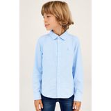 Overhemden - Langarm Hemd - Wit - 100% Katoen - Regular Fit