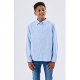 Overhemden - Langarm Hemd - Wit - 100% Katoen - Regular Fit