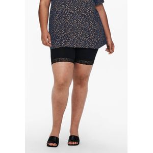 ONLY CARMAKOMA Cycling Short met Kant CARTIME Zwart