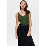 JDY - Gebreide Top - Mouwloos - V-Hals - Knit Fit