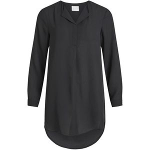 VILA - Vilucy L/S Tunic - Bloes - Zwart - 100% Polyester