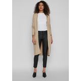Vila Vest Viril Long Knit Cardigan-noos 14042770 Natural Melange Dames