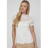 Blouse 'Stasia' - Effen - Opstaande Kraag - Slanke Pasvorm