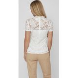 Blouse 'Stasia' - Effen - Opstaande Kraag - Slanke Pasvorm