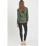 Object - Belle - Legging - Gecoate - Glanzend Materiaal - Halfhoge Taille