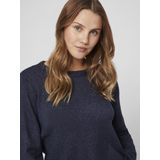 Vila - Ril Trui - Gebreide Top - Zwart - Viscose/Nylon/Polyester