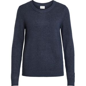 Vila - Ril Trui - Gebreide Top - Zwart - Viscose/Nylon/Polyester