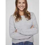 VILA - VIRIL O-NECK KNIT TOP - NOOS - Dames - Gebreide truien
