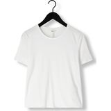Object Objannie S s T-shirt Noos Tops T-shirts Dames - Shirt - Wit