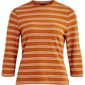 Object - Objalley Top - Bruin - Gerecycled Polyester, Viscose, Elastaan