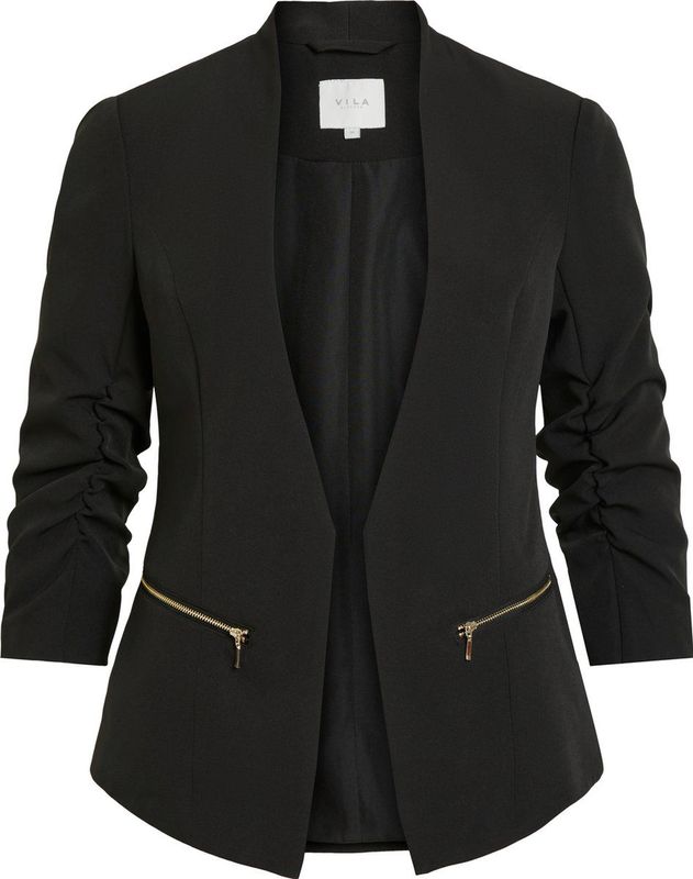 Blazer - Open - Licht - 95% Polyester, 5% Elastaan