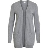 Vila - Vest - Grijs - Knitwear - Regular Fit