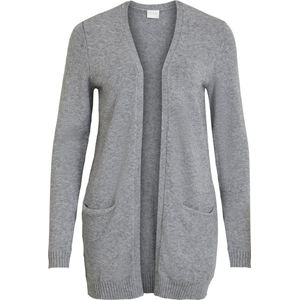 Vila - Viril - Vest - Grijs - 50% Viscose, 27% Nylon, 23% Polyester