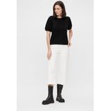 Object - Dames Top - Korte Mouw - Ronde Hals - Groen - 52% Lyocell - 43% Viscose - 5% Elastaan