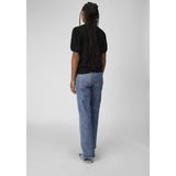 Object - Dames Top - Korte Mouw - Ronde Hals - Groen - 52% Lyocell - 43% Viscose - 5% Elastaan