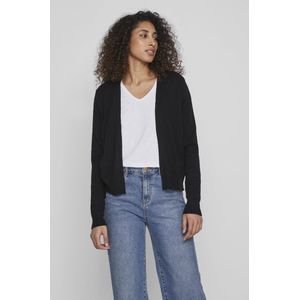 Vila - Viril - Cardigan - Zwart - Viscose/Nylon/Polyester