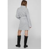 VILA Gebreide jurk  grijs gemêleerd