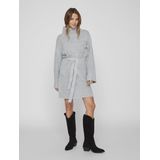 VILA Gebreide jurk  grijs gemêleerd