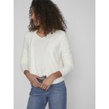 Vila Vest Viril Short Knit Cardigan-noos 14060800 White Alyssum Dames