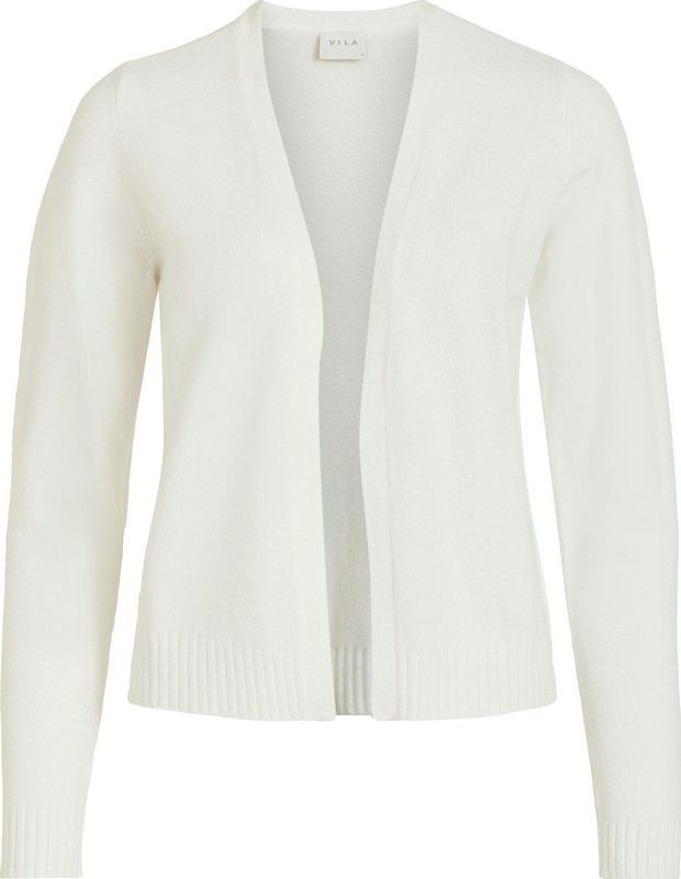 Vila Vest Viril Short Knit Cardigan-noos 14060800 White Alyssum Dames