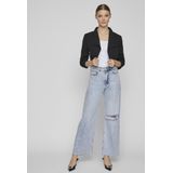 Vila - Her Cropped Blazer - Groen - Polyester
