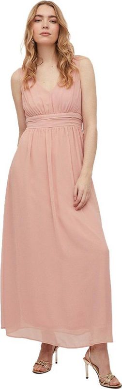 Vila - VIMILINA - Lange Jurk - Misty Rose - Avondjurk