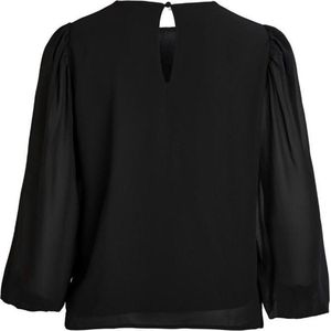 Object - Mila - T-shirt - Zwart - Gerecycled Polyester