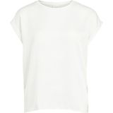 Vila Viellette s s Satin Top Su - Noos Dames Top