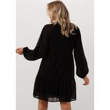 Jurk Mila - Effen - Gerecycled Materiaal - Uitgesneden Hals - Lange Mouw